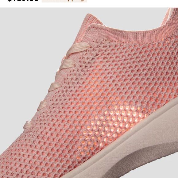 Vivia URBAN Mesh Peach Pink Sporty Athleisure Hands Free Slip On Sneaker - Picture 4 of 16